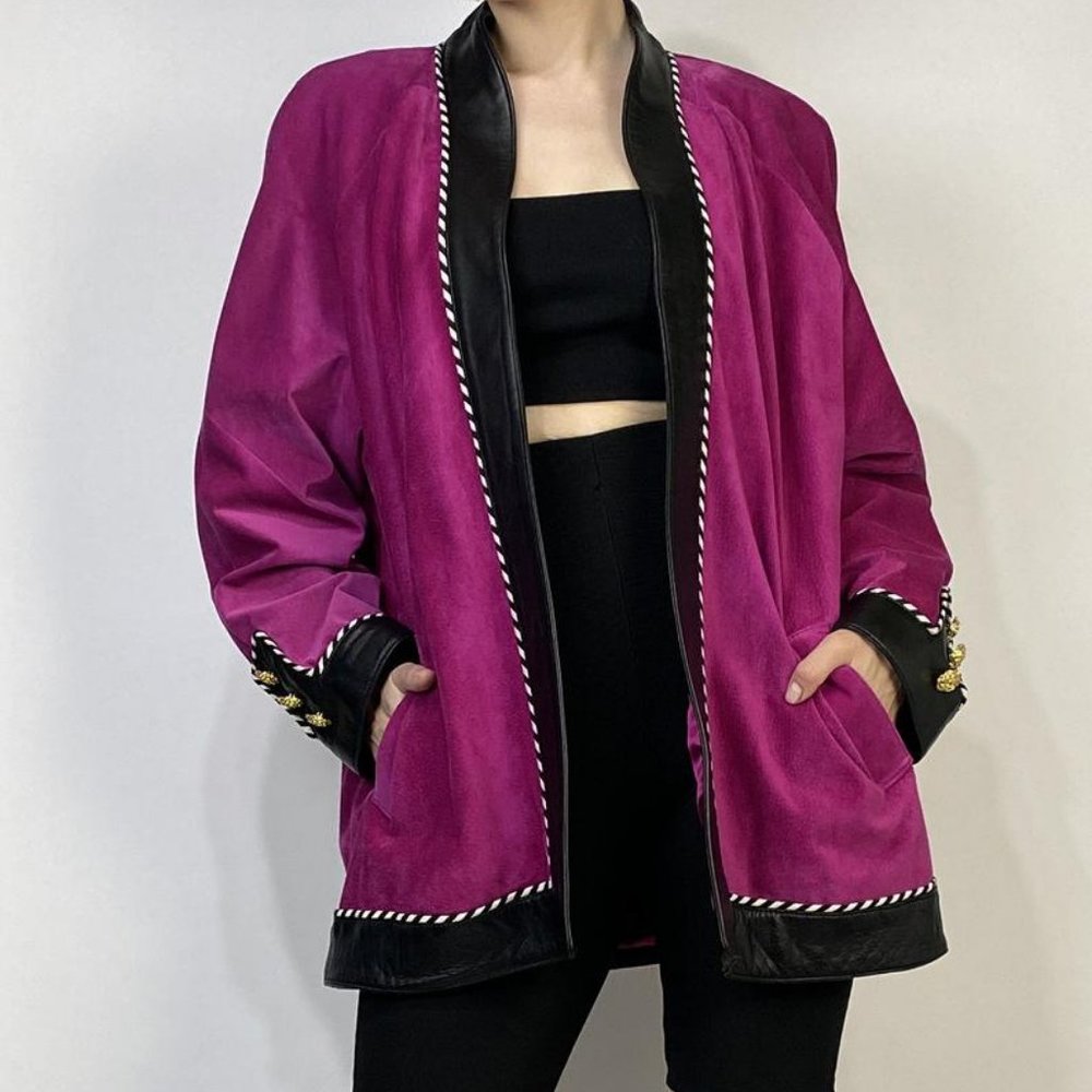 Vintage 1980's Danier Leather Blazer